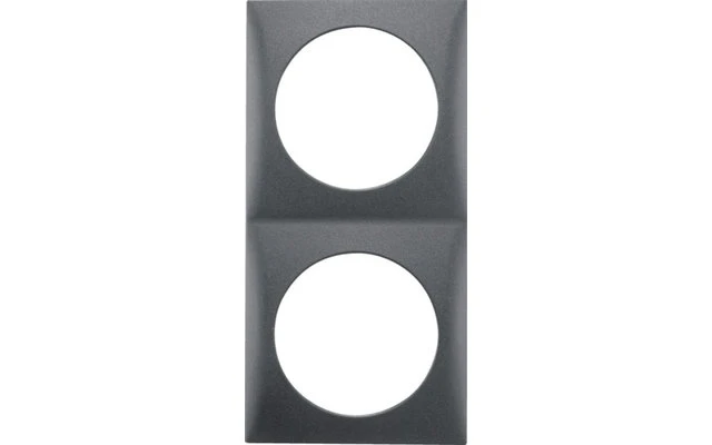 Berker Abdeckrahmen 2fach 6 Berker Abdeckrahmen 2fach – Bild 4