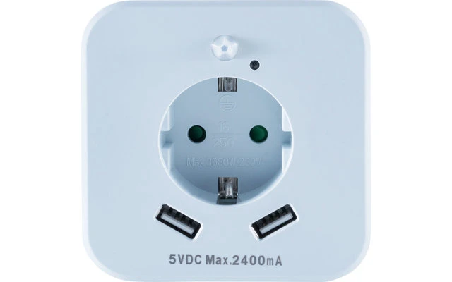 InnTec LED Nachtlicht Mit Bewegungssensor, Steckdose Und USB-Buchsen 3 InnTec LED Nachtlicht Mit Bewegungssensor, Steckdose Und USB-Buchsen