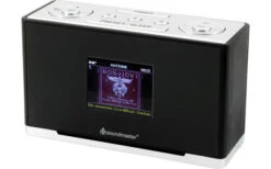 Soundmaster UR240WE DAB+/UKW Uhrenradio Mit Farbdisplay Weiß