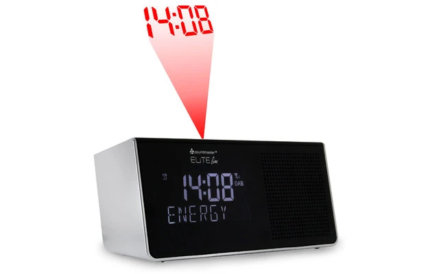 Soundmaster UR8200SI DAB+/UKW Uhrenradio Mit Projektion 4 Soundmaster UR8200SI DAB+/UKW Uhrenradio Mit Projektion – Bild 2