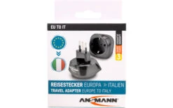 Ansmann Reisestecker / Adapter EU To IT -Energie Sat Anlagen Geschaft 287949 2101020