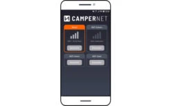 Campernet Yachtantenne WiFi / LTE Dachantenne Und Router Komplettset - Kabeldurchführung Seitlich -Energie Sat Anlagen Geschaft 324596 2573753