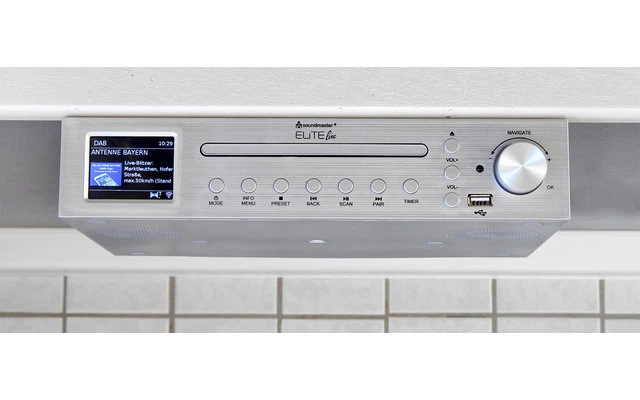 Soundmaster ICD2200SI Küchenunterbau Musikcenter Internet / DAB+ / UKW Radio 4 Soundmaster ICD2200SI Küchenunterbau Musikcenter Internet / DAB+ / UKW Radio – Bild 2