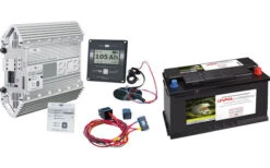Büttner Lithium-Batterie Power Set Ladebooster Inkl. Lithium-Batterie Und. Einbausatz 85 Ah