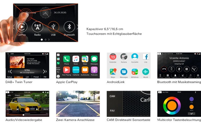 Xzent X-227 DAB+ Infotainmentsystem Inkl. Apple CarPlay 9 Xzent X-227 DAB+ Infotainmentsystem Inkl. Apple CarPlay – Bild 7