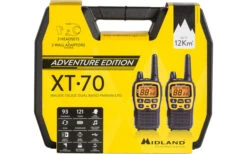 Midland XT70 Adventure PMR446 Sprechfunkgeräte Kofferset Inkl. Headsets, Akkus Und Ladegeräte -Energie Sat Anlagen Geschaft 371292 2705497