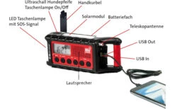 Midland ER 300 Outdoor Kurbel Radio Mit Solar, Powerbank Und Lampe -Energie Sat Anlagen Geschaft 371682 2456573
