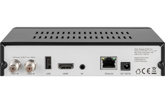 Megasat HD 660 Twin DVB-S2 Satelliten Receiver 3 Megasat HD 660 Twin DVB-S2 Satelliten Receiver