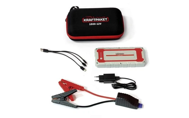 Dino Kraftpaket Starthilfegerät / Powerbank 12 V 1500 A 3 Dino Kraftpaket Starthilfegerät / Powerbank 12 V 1500 A