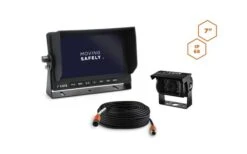 LUIS Basic Rückfahrsystem Inkl. 7" Monitor 12 - 24 V Schwarz