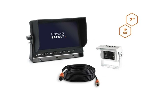 LUIS Basic Rückfahrsystem Inkl. 7" Monitor 12 - 24 V Schwarz 5 LUIS Basic Rückfahrsystem Inkl. 7" Monitor 12 - 24 V Schwarz – Bild 3