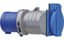Brennenstuhl CEE Adapter 240V 16A Auf Schuko 3 Polig Grau Blau -Energie Sat Anlagen Geschaft 443174 3996551