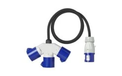 PAT CEE 3 Fach Verteiler 16 A 150 Cm 3 X 2,5 Mm² -Energie Sat Anlagen Geschaft 443975 3407519