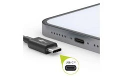 Goobay DAT USB-C Auf USB-A Textilkabel 0,5 M -Energie Sat Anlagen Geschaft 446726 3309924