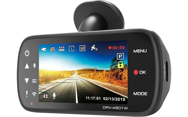 Kenwood DRV-A501W Wide Quad HD Dashcam Mit G-Sensor Sowie GPS Und Wireless Link Schwarz 8 Kenwood DRV-A501W Wide Quad HD Dashcam Mit G-Sensor Sowie GPS Und Wireless Link Schwarz – Bild 6