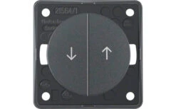 Berker Integro Jalousie-Serientaster Mit Aufdruck Symbol Pfeile Braun Matt