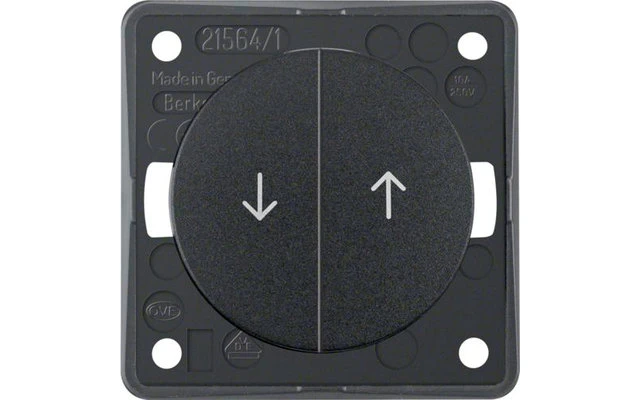 Berker Integro Jalousie-Serientaster Mit Aufdruck Symbol Pfeile Chrom Matt Lackiert 4 Berker Integro Jalousie-Serientaster Mit Aufdruck Symbol Pfeile Chrom Matt Lackiert – Bild 2