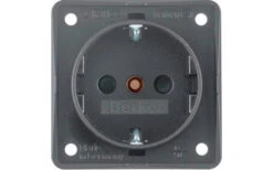 Berker Integro Steckdose Schutzkontakt 3-Pol Mit Erhöhter Berührungsschutz schwarz Matt -Energie Sat Anlagen Geschaft 494964 3341204