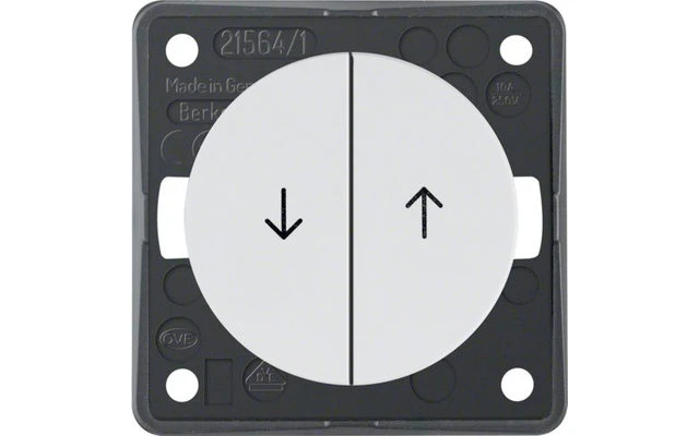 Berker Integro Jalousie-Serientaster Mit Aufdruck Symbol Pfeile Chrom Matt Lackiert 8 Berker Integro Jalousie-Serientaster Mit Aufdruck Symbol Pfeile Chrom Matt Lackiert – Bild 6