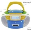 Schwaiger FM/CD/Kassette Boombox Tragbarer CD-Player, Bunt -Energie Sat Anlagen Geschaft 500486 3326732 1