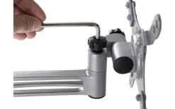 Schwaiger TV Wandhalter 33-109 Cm 3 Gelenke Silber -Energie Sat Anlagen Geschaft 504872 3318449