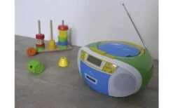 Schwaiger FM/CD/Kassette Boombox Tragbarer CD-Player, Bunt -Energie Sat Anlagen Geschaft 505079 3326762 1