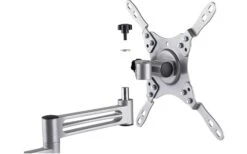 Schwaiger TV Wandhalter 33-109 Cm 3 Gelenke Silber -Energie Sat Anlagen Geschaft 505214 3318455