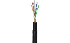 Goobay CAT 6 Outdoor-Patchkabel U / UTP Schwarz 10 M -Energie Sat Anlagen Geschaft 509487 3330353