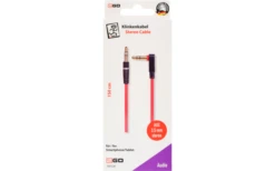 2GO AUX / MP3 Soft Audiokabel 1,5 Meter Rot