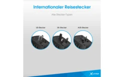XLayer Internationaler Reisestecker Weltweit Schwarz -Energie Sat Anlagen Geschaft 628035 4472123