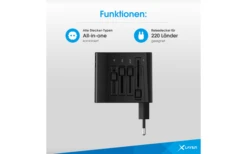 XLayer Internationaler Reisestecker Weltweit Schwarz -Energie Sat Anlagen Geschaft 628039 4472131