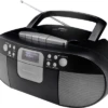 Soundmaster SCD7800SW DAB+ Boombox Mit CD / MP3 / USB Und Kassettenwiedergabe Schwarz