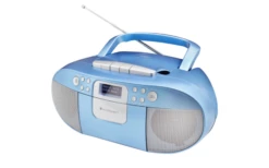 Soundmaster SCD7800BL DAB+ Boombox Mit CD / MP3 / USB Und Kassettenwiedergabe Blau -Energie Sat Anlagen Geschaft 648003 4511703