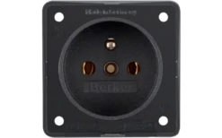 Berker Steckdose Frankreich - Grau Matt -Energie Sat Anlagen Geschaft 801308 5232056