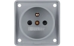 Berker Steckdose Frankreich - Grau Matt -Energie Sat Anlagen Geschaft 801311 5232074